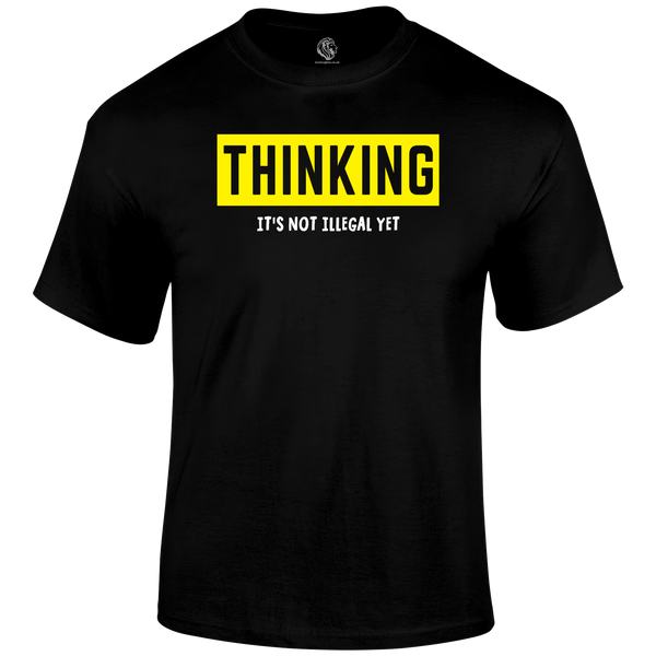 Thinking Funny T Shirt by Lion Legion 