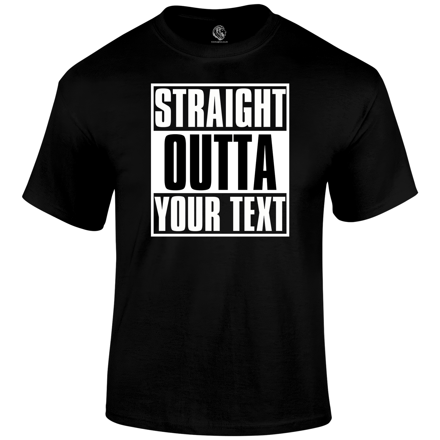 Your Text T Shirt by Lion Legion 