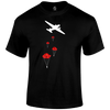 Poppy Drop Remembrance T Shirt by Lion Legion 
