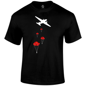 Poppy Drop Remembrance T Shirt
