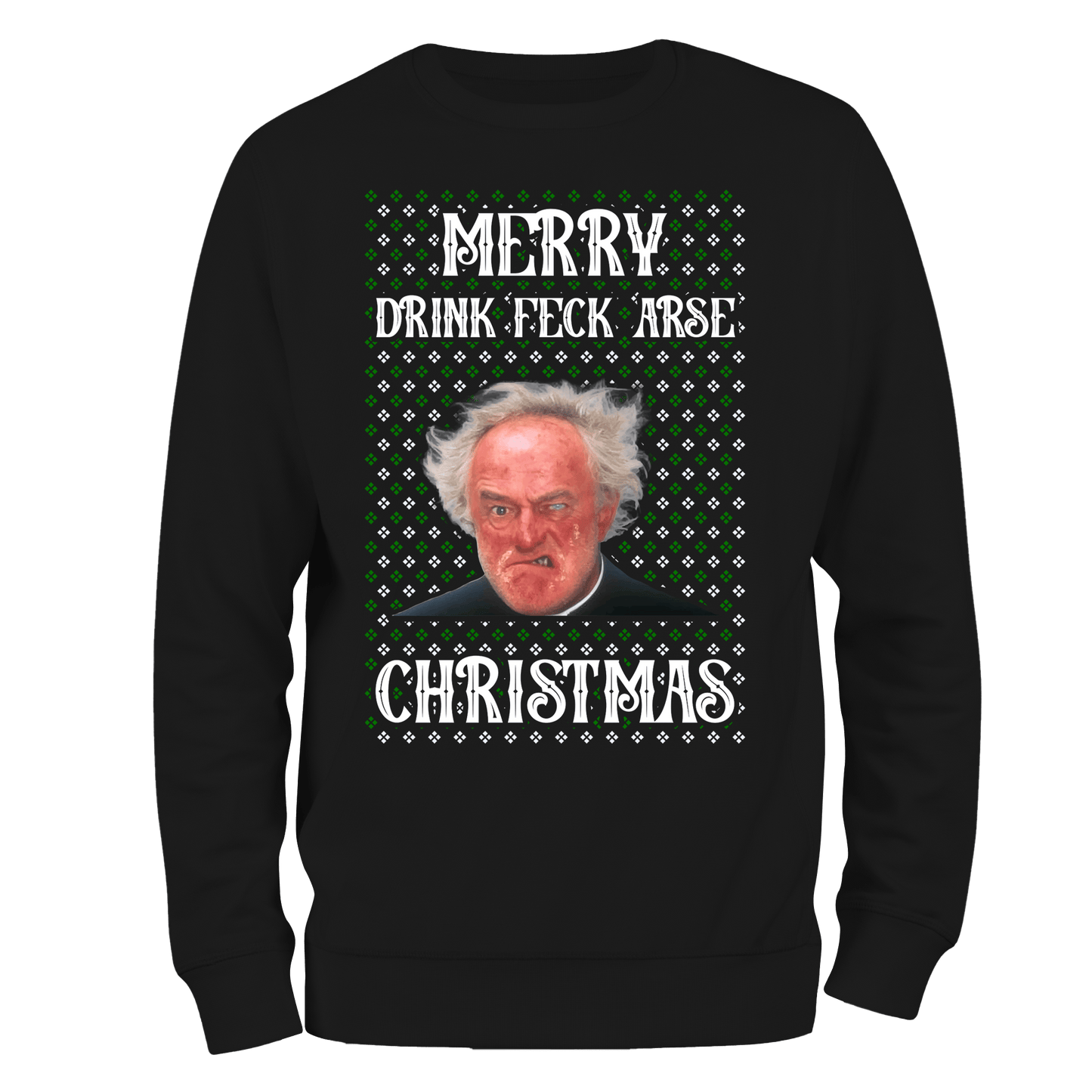 Father Jack Christmas Jumper by Lion Legion 