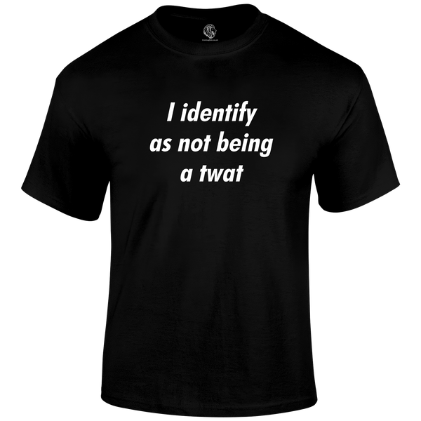 I Identify As Not Being T Shirt by Lion Legion 