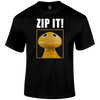 Zip It Funny T Shirt by Lion Legion 