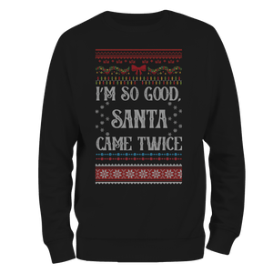 Came Twice Christmas Jumper