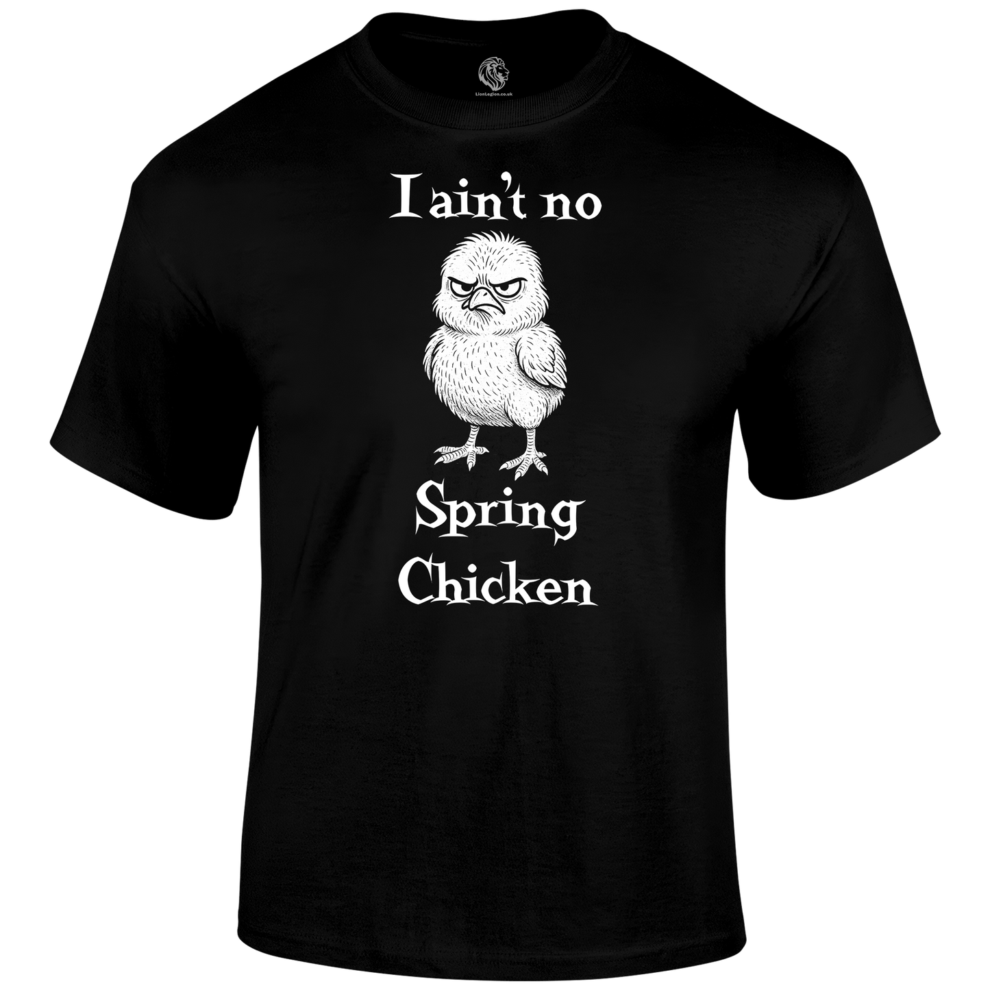 Spring Chicken Funny T Shirt by Lion Legion 