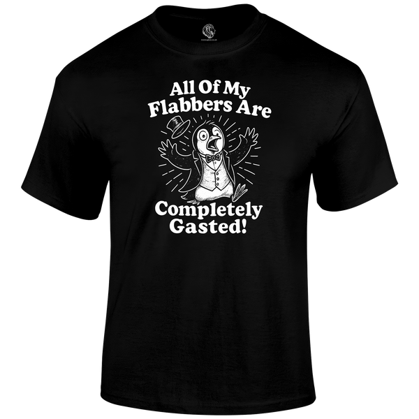 Flabber Gasted Funny T Shirt by Lion Legion 