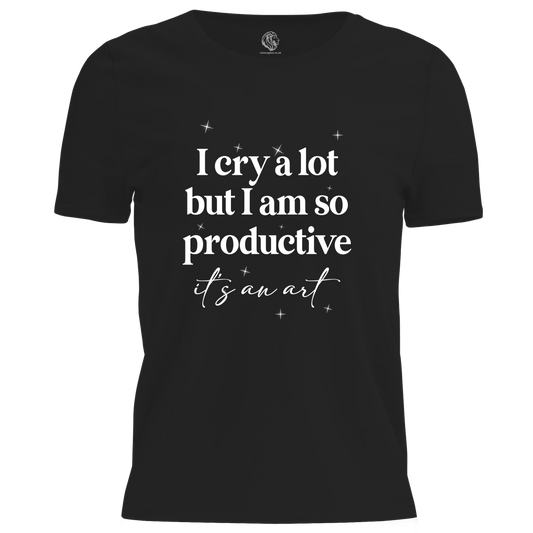 I Cry A Lot Ladies T Shirt by Lion Legion 