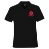 Big Poppy Remembrance Day Polo Shirt by Lion Legion 