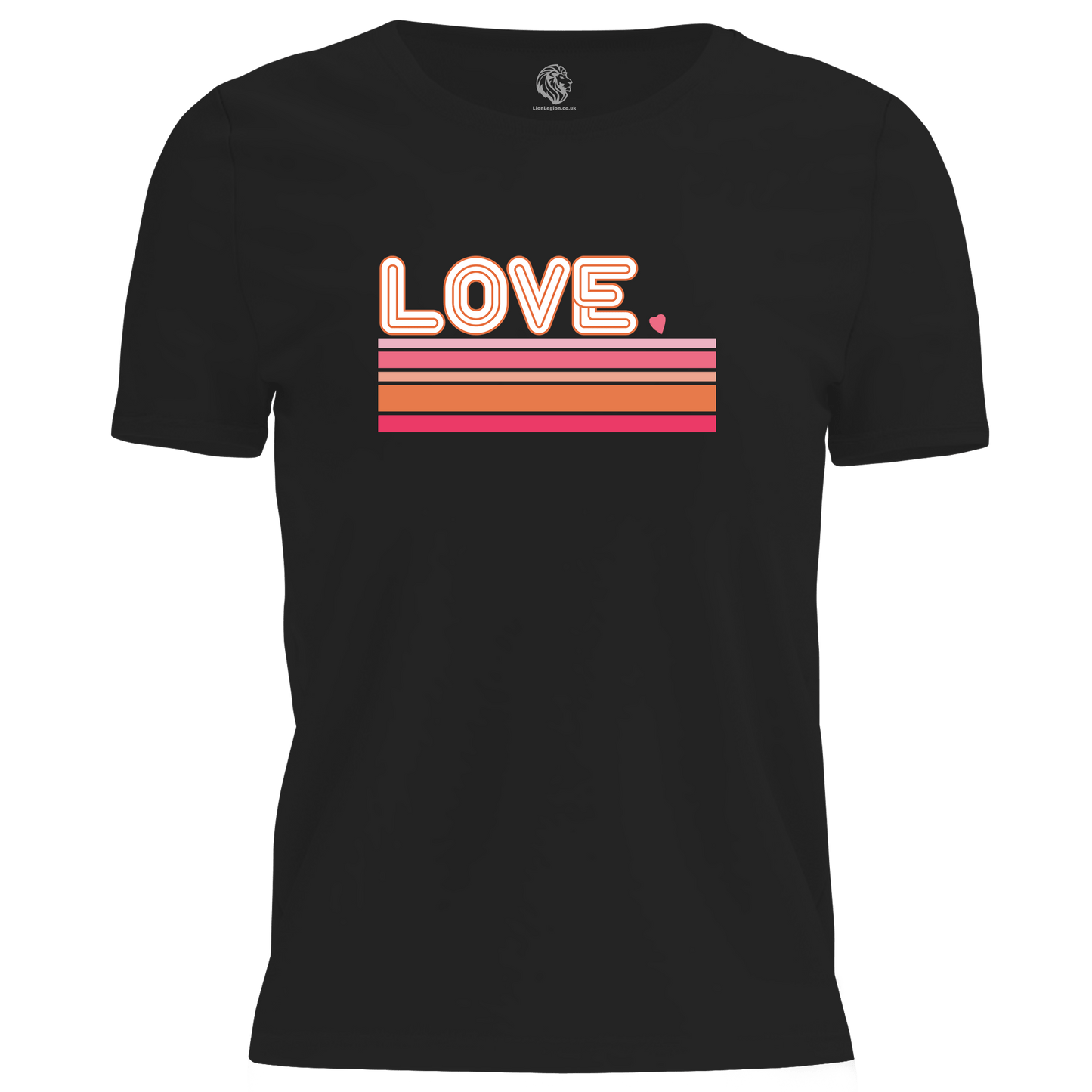 Love Retro T Shirt by Lion Legion 