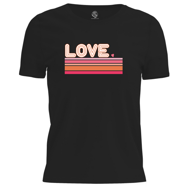 Love Retro T Shirt by Lion Legion 