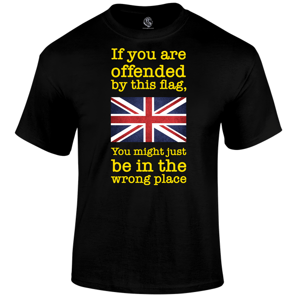 Wrong Place Patriotic T Shirt by Lion Legion 