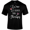 Wine Therapy T Shirt by Lion Legion 