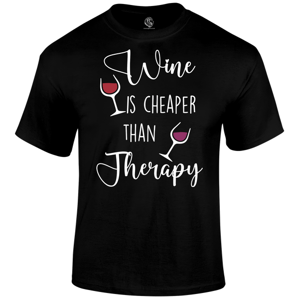 Wine Therapy T Shirt by Lion Legion 