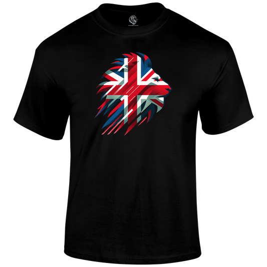 British Lion Patriotic T Shirt by Lion Legion 