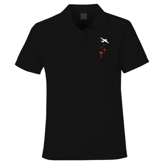 Poppy Drop Remembrance Polo Shirt by Lion Legion 