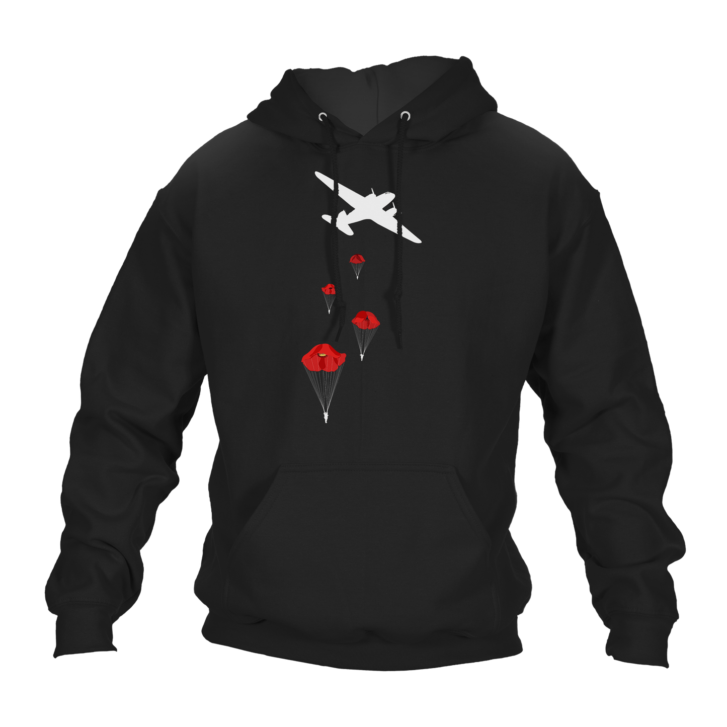 Poppy Drop Remembrance Hoodie by Lion Legion 