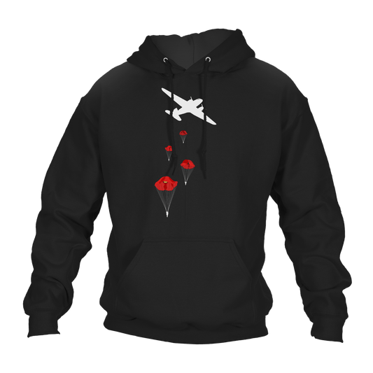 Poppy Drop Remembrance Hoodie by Lion Legion 