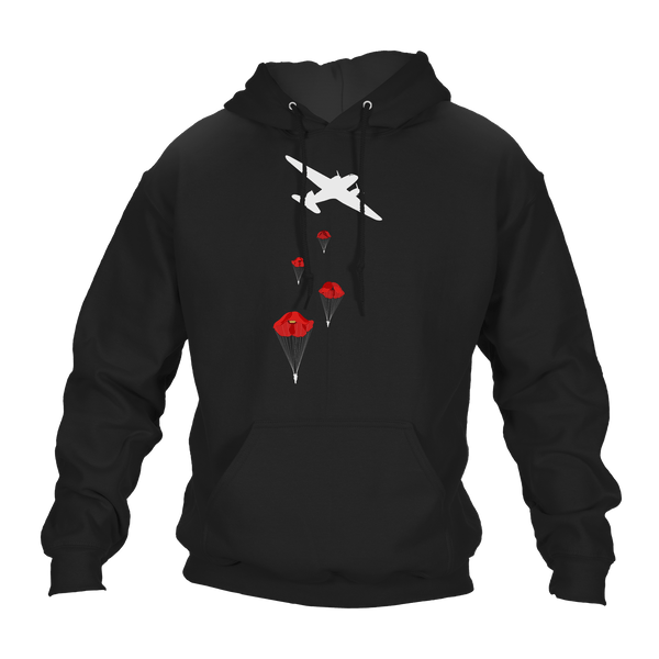 Poppy Drop Remembrance Hoodie by Lion Legion 