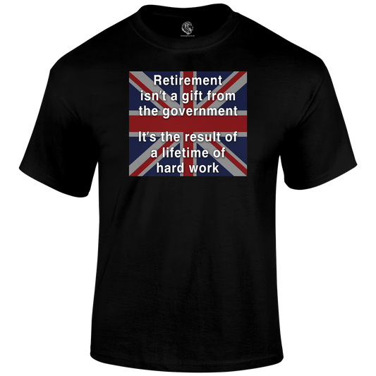 Retirement Gift Patriotic T Shirt by Lion Legion 