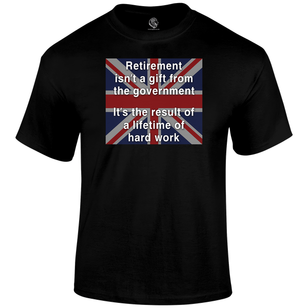 Retirement Gift Patriotic T Shirt by Lion Legion 