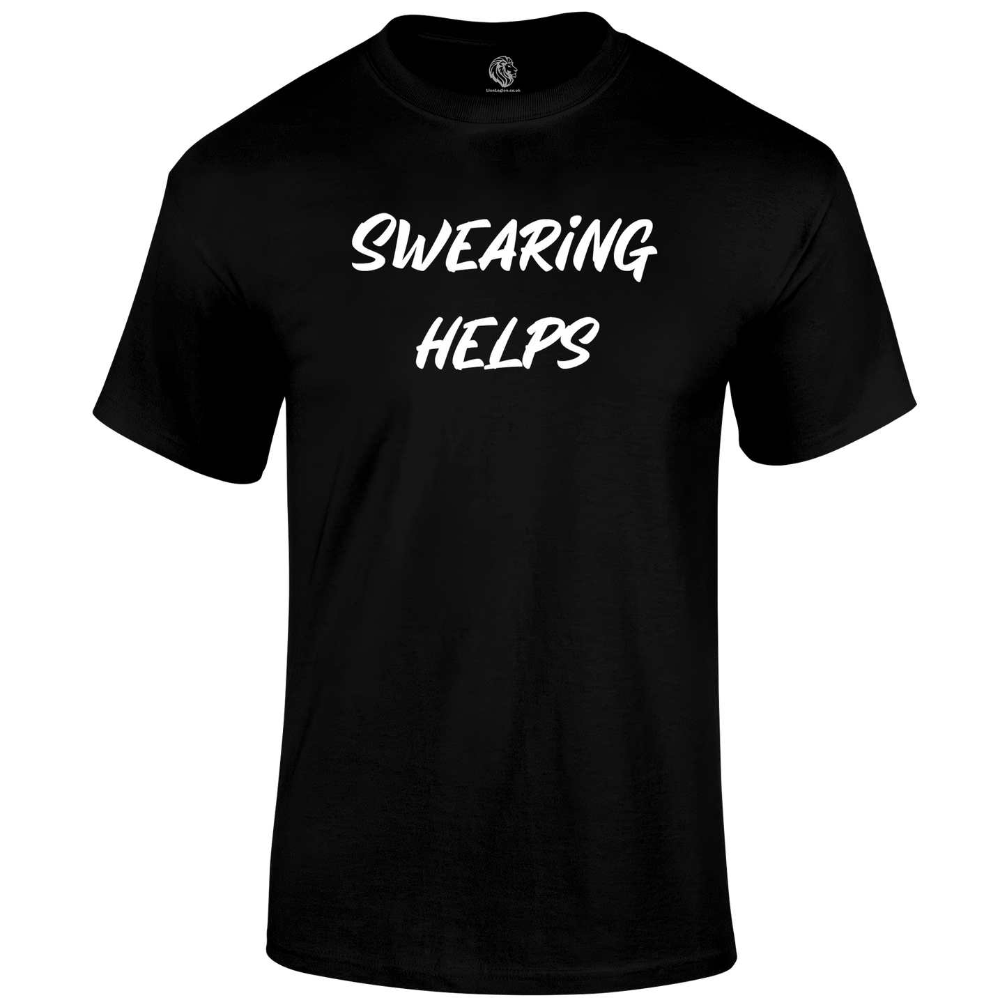 Swearing Helps Funny T Shirt by Lion Legion 