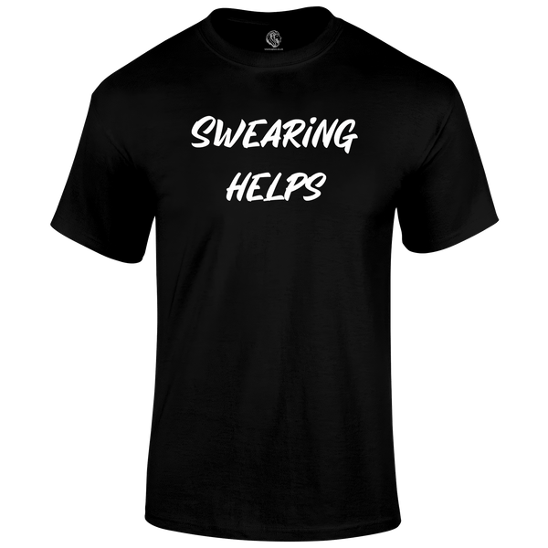 Swearing Helps Funny T Shirt by Lion Legion 