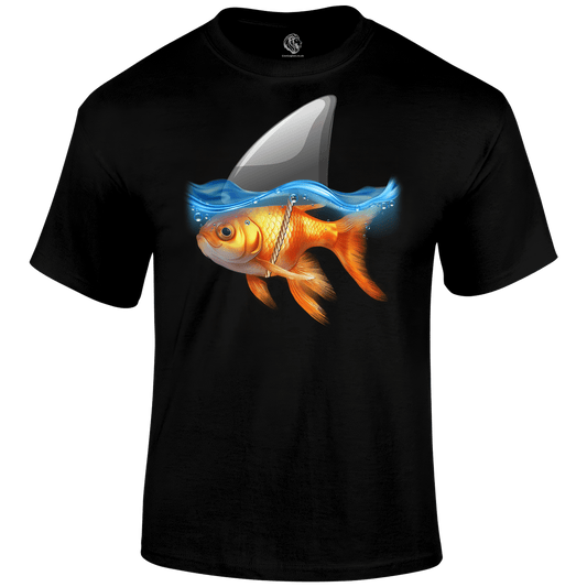 Naughty Goldfish T Shirt by Lion Legion 