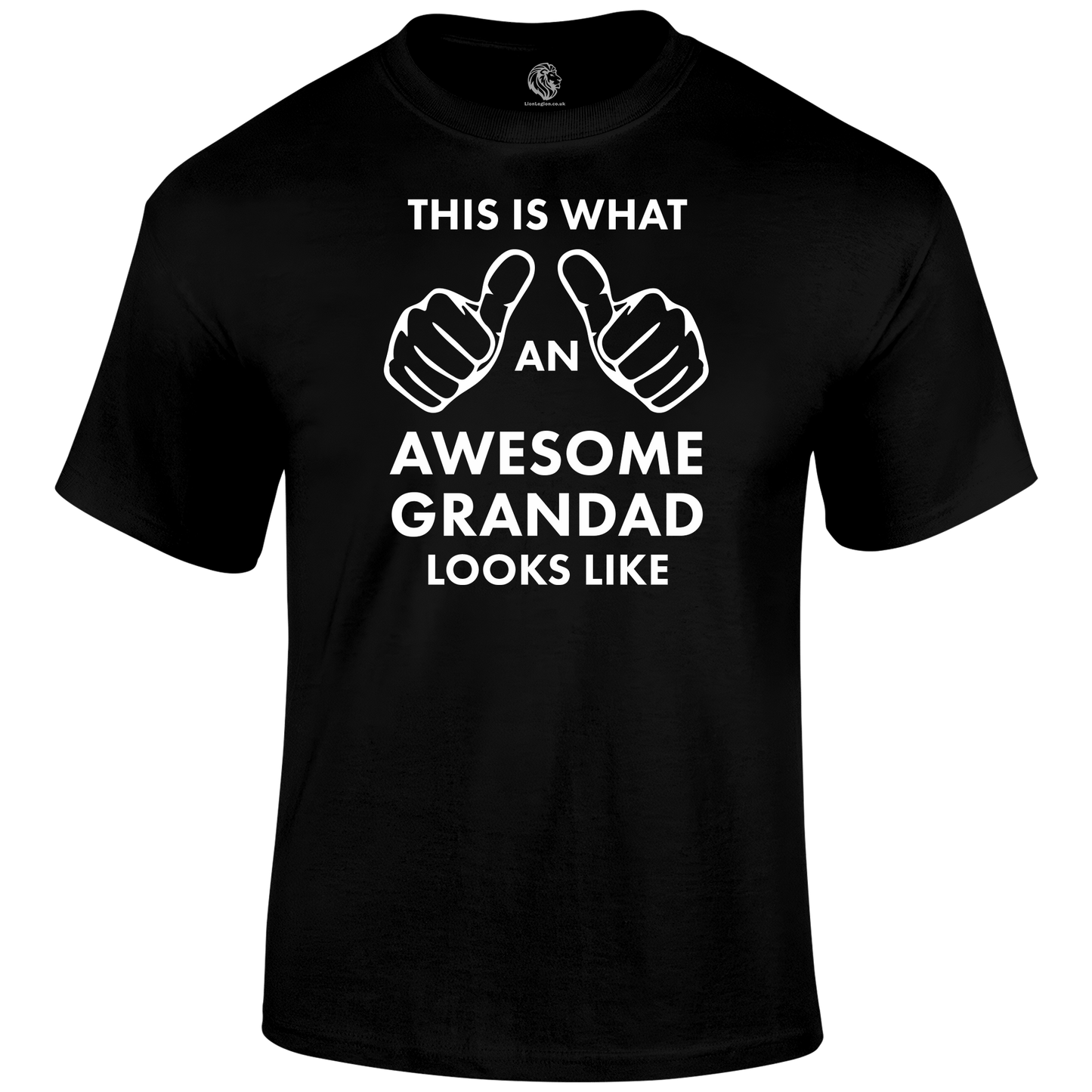 Awesome Grandad T Shirt by Lion Legion 
