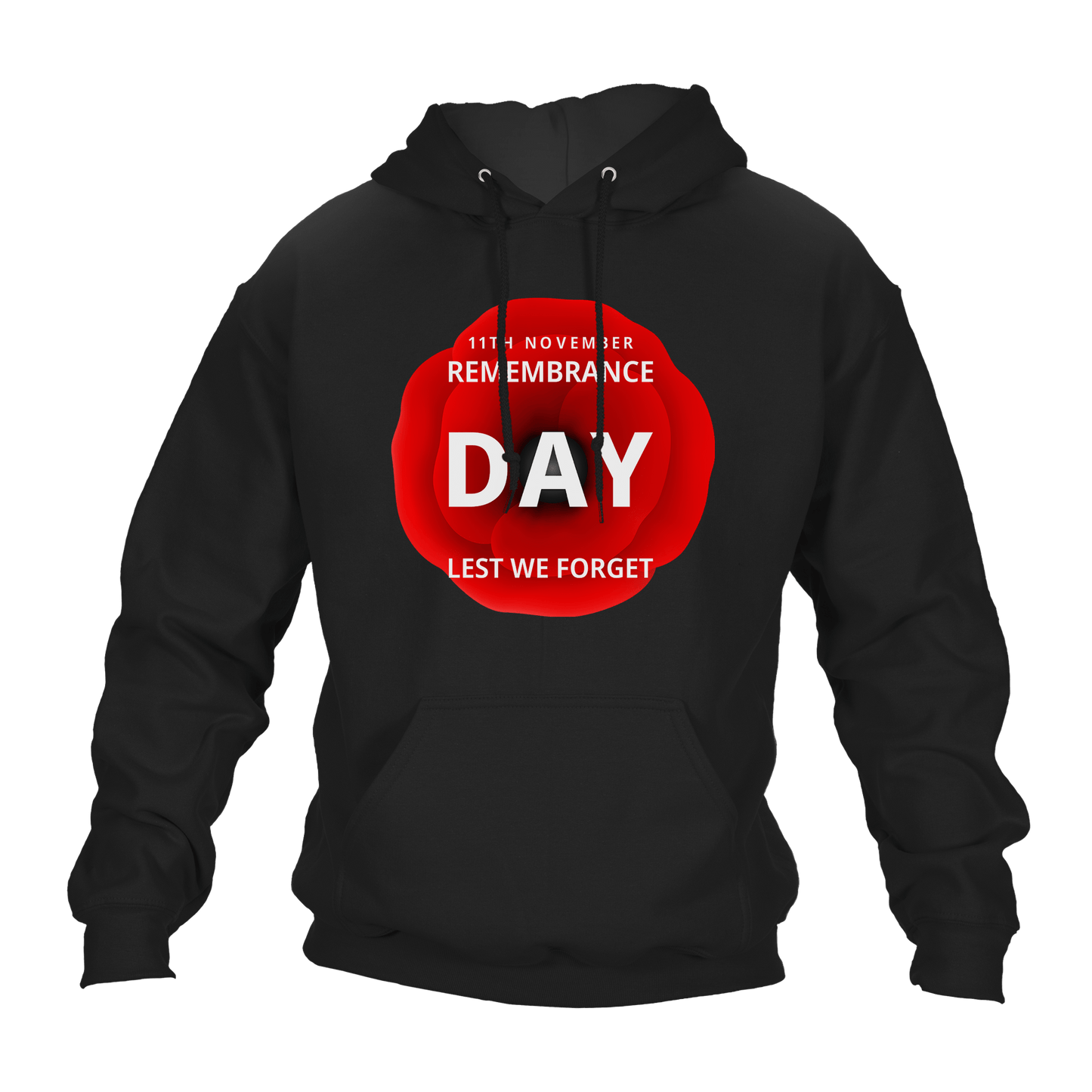 11th November Remembrance Day Hoodie by Lion Legion 
