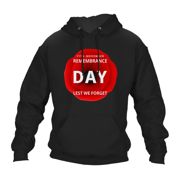 11th November Remembrance Day Hoodie by Lion Legion 