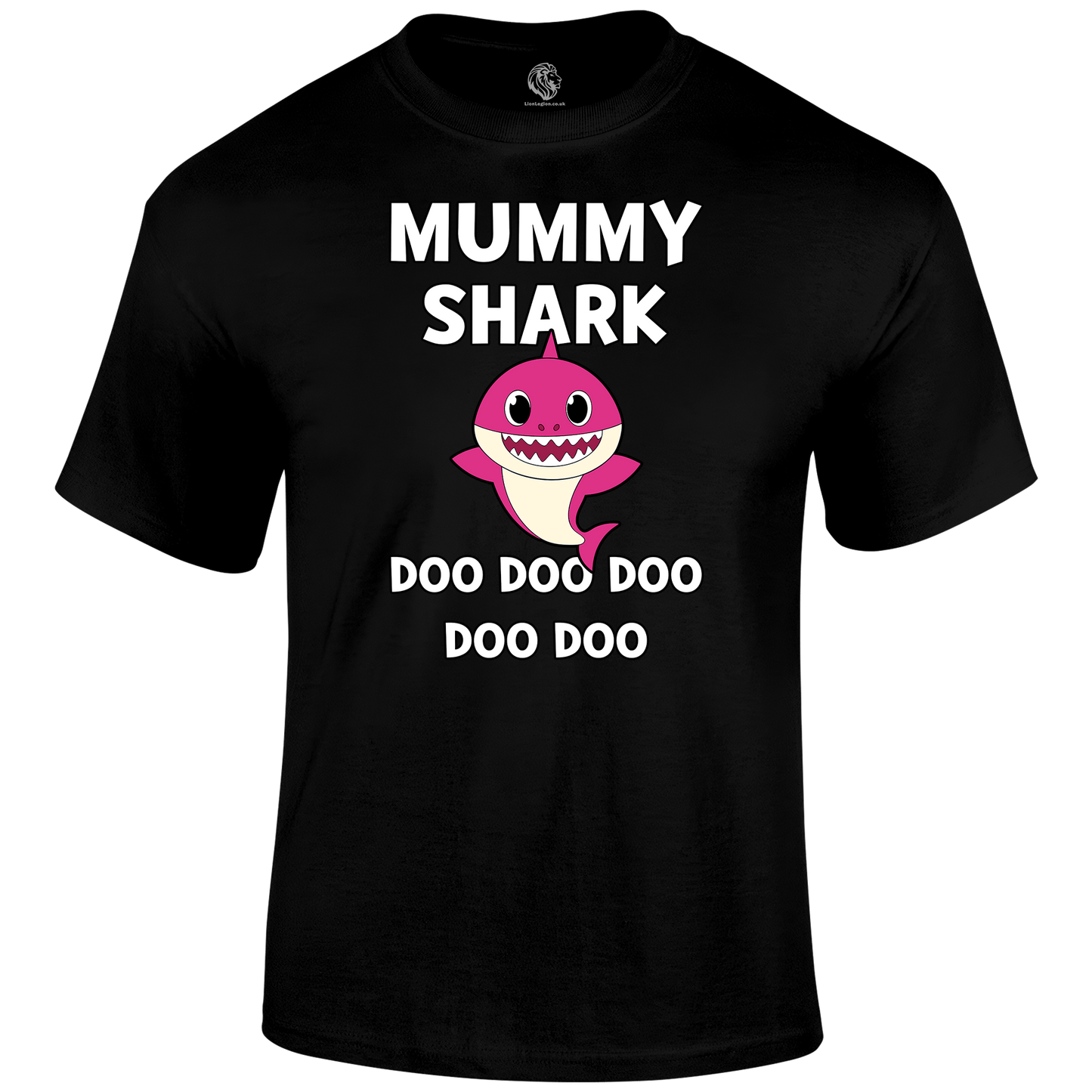 Mummy Shark Funny T Shirt by Lion Legion 