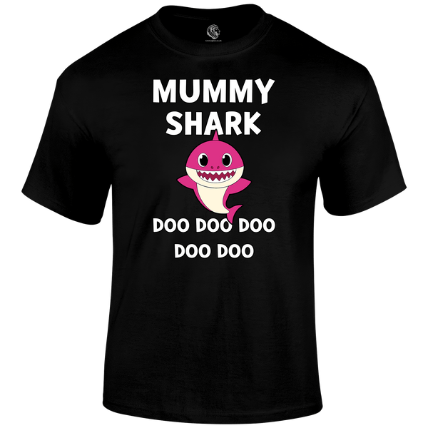 Mummy Shark Funny T Shirt by Lion Legion 