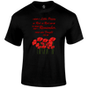 Red As Red Can Be Remembrance Day T Shirt by Lion Legion 