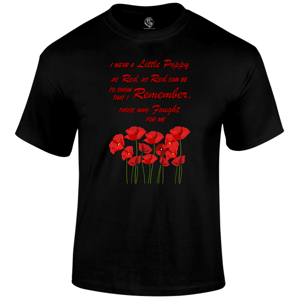 Red As Red Can Be Remembrance Day T Shirt by Lion Legion 