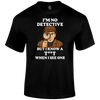 Detective Funny T Shirt by Lion Legion 