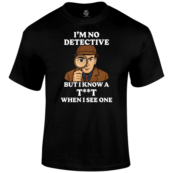 Detective Funny T Shirt by Lion Legion 