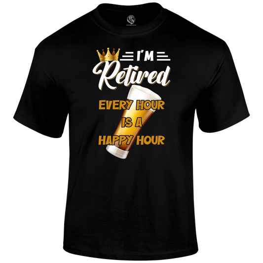 Happy Retirement Funny T Shirt by Lion Legion 