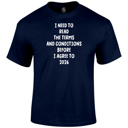 2026 terms Funny T Shirt by Lion Legion 
