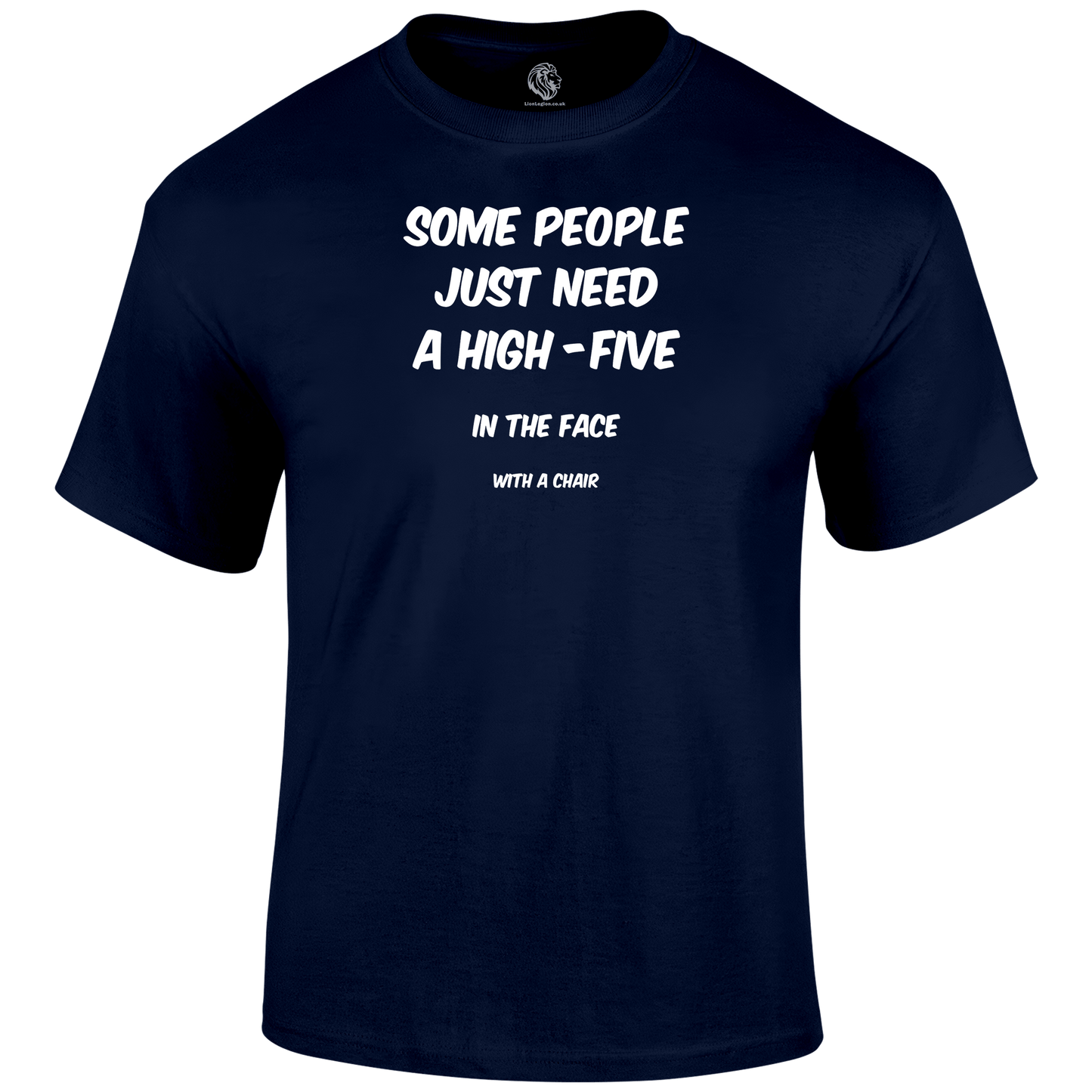 High Five Funny T Shirt by Lion Legion 