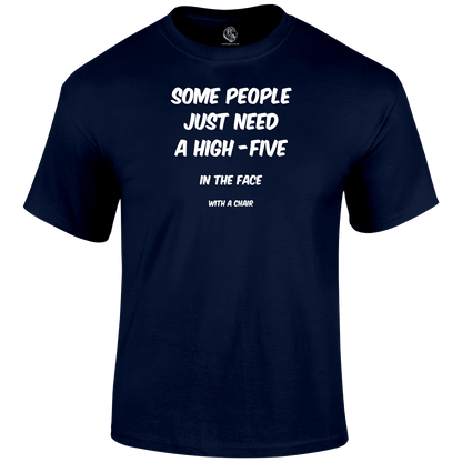 High Five Funny T Shirt by Lion Legion 