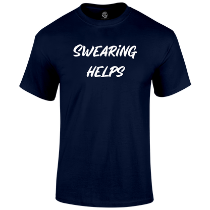 Swearing Helps Funny T Shirt by Lion Legion 
