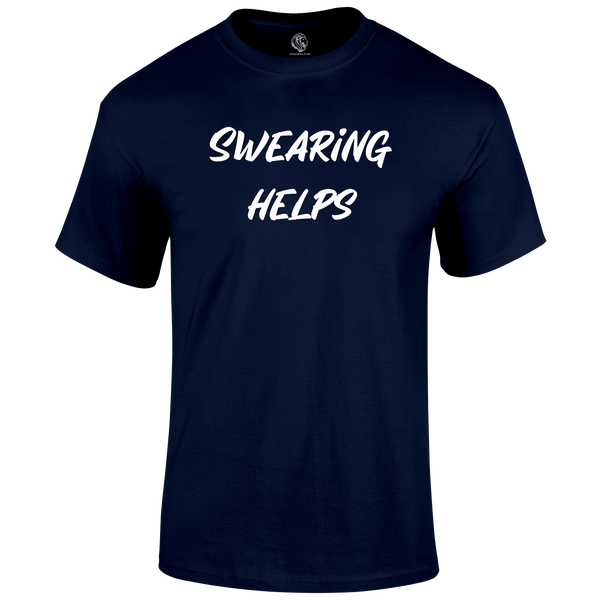 Swearing Helps Funny T Shirt by Lion Legion 