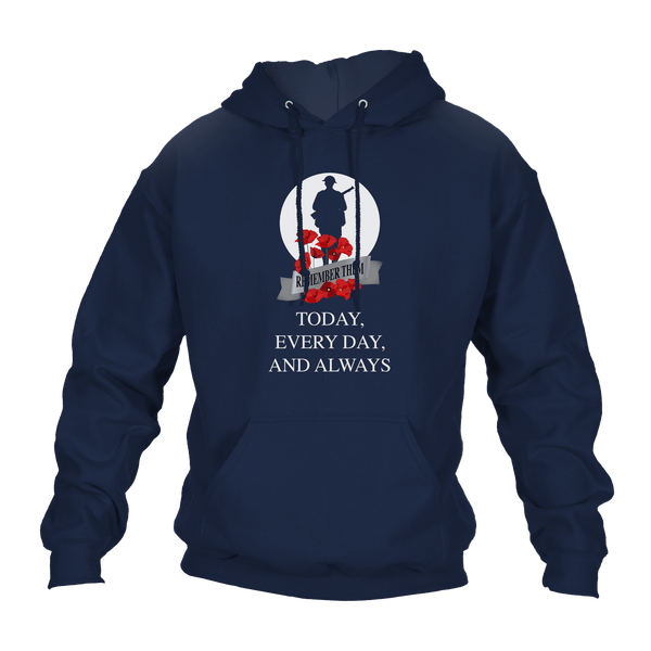 Always WW2 Remembrance Day Hoodie by Lion Legion 
