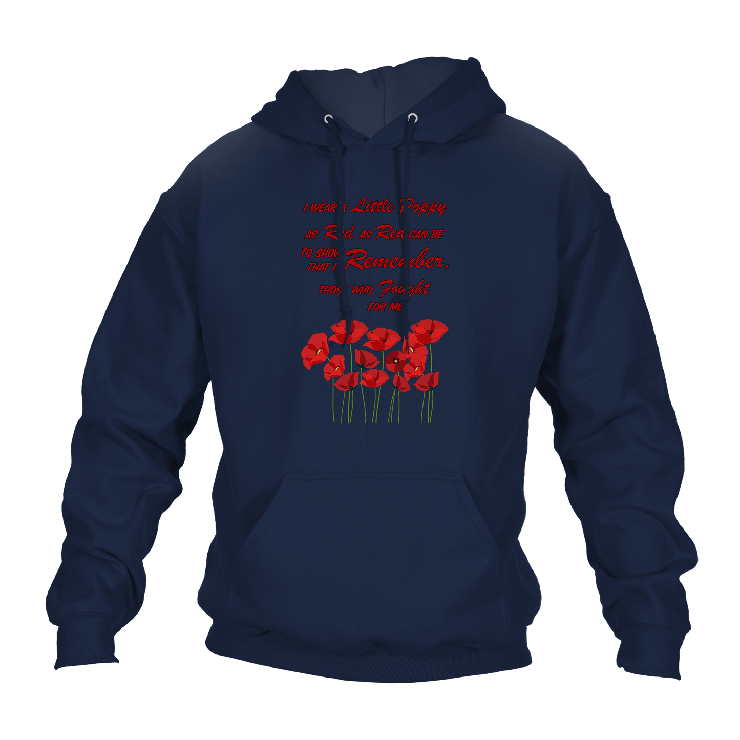 Red As Red Can Be Remembrance Day Hoodie by Lion Legion 