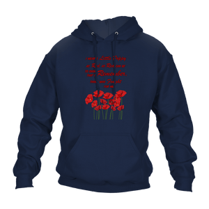 Red As Red Can Be Remembrance Day Hoodie