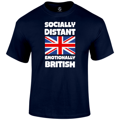 Emotionally British Patriotic T Shirt by Lion Legion 