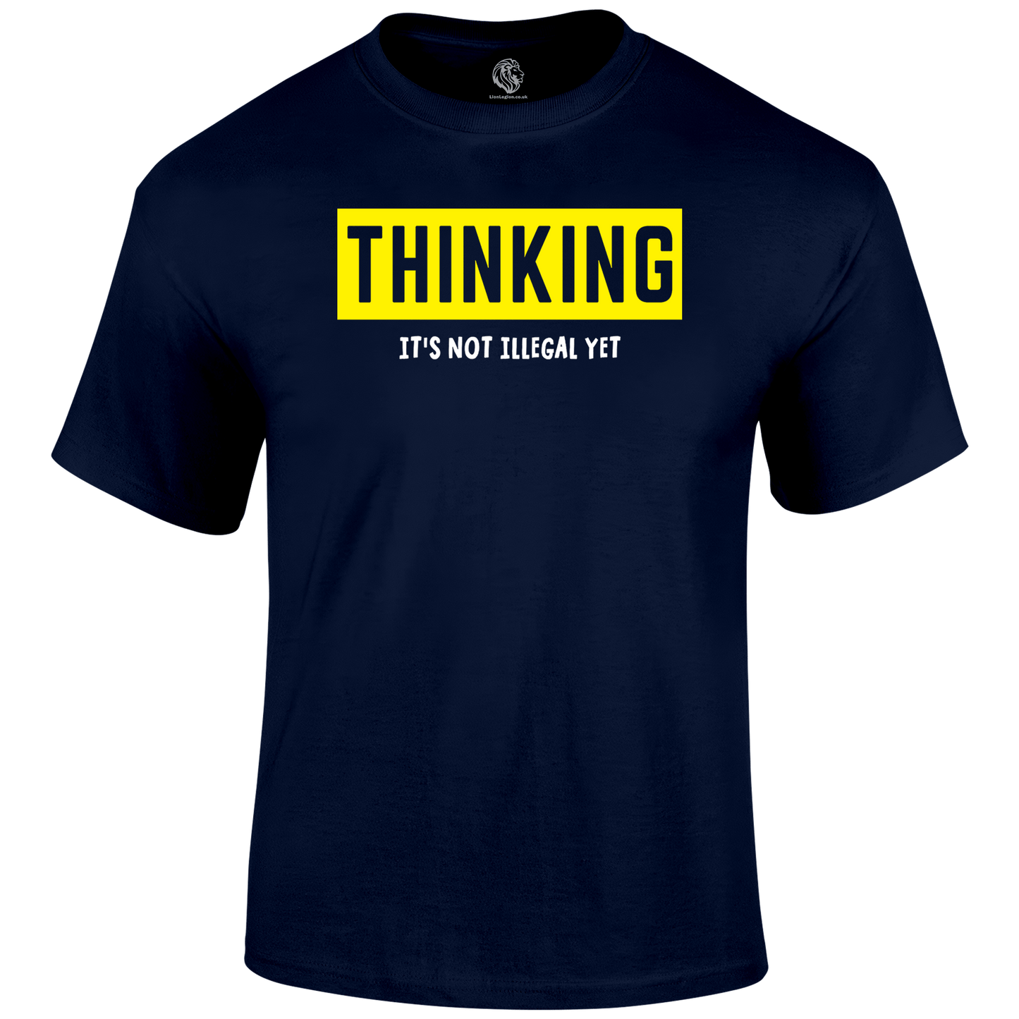 Thinking Funny T Shirt by Lion Legion 