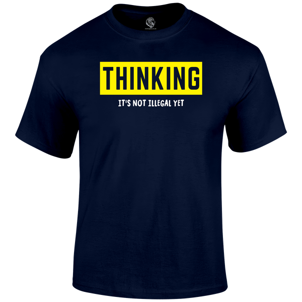Thinking Funny T Shirt by Lion Legion 