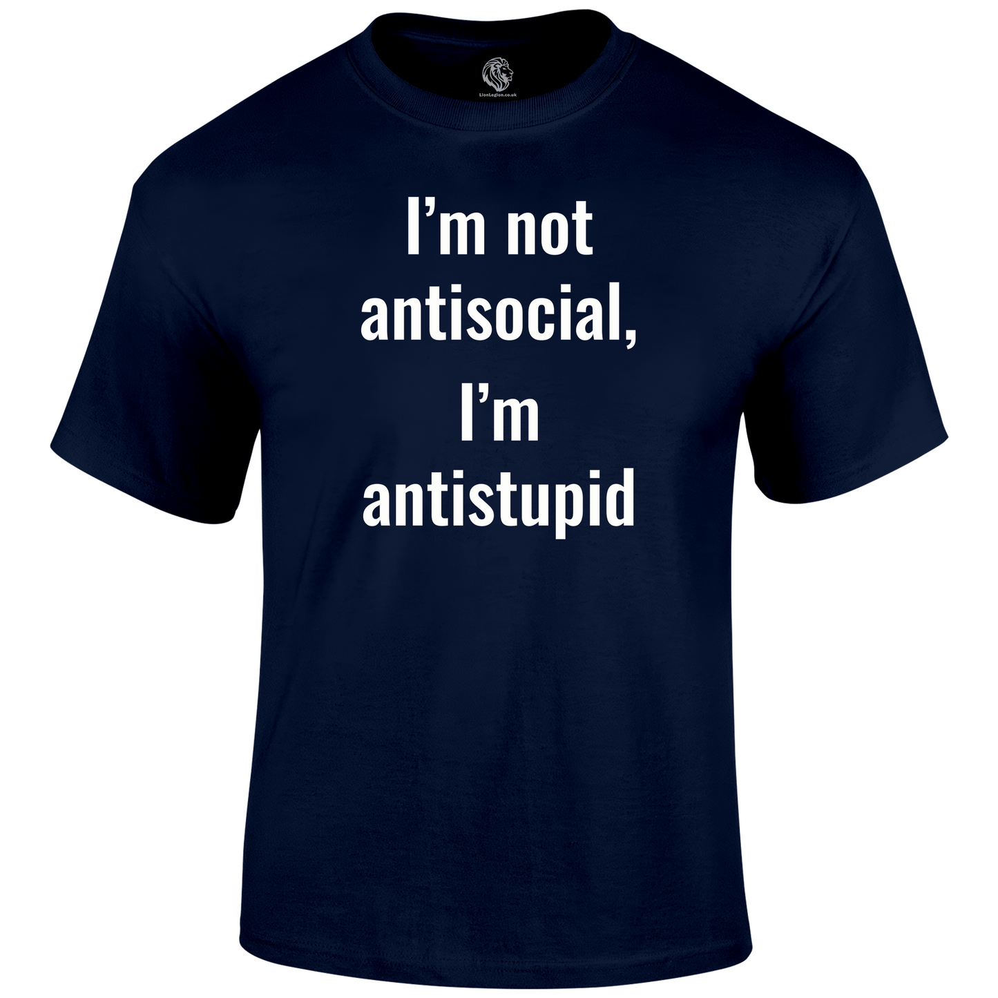 Not Antisocial T Shirt by Lion Legion 