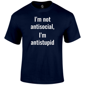 Not Antisocial T Shirt